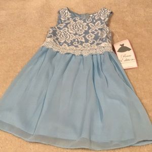 Brand new blue girls dress